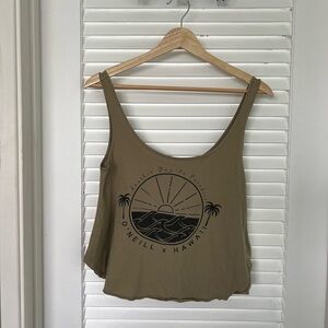 O'Neill Olive Graphic Tank Top